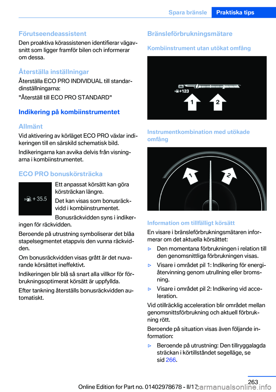 BMW 5 SERIES 2017  InstruktionsbÖcker (in Swedish) �F�