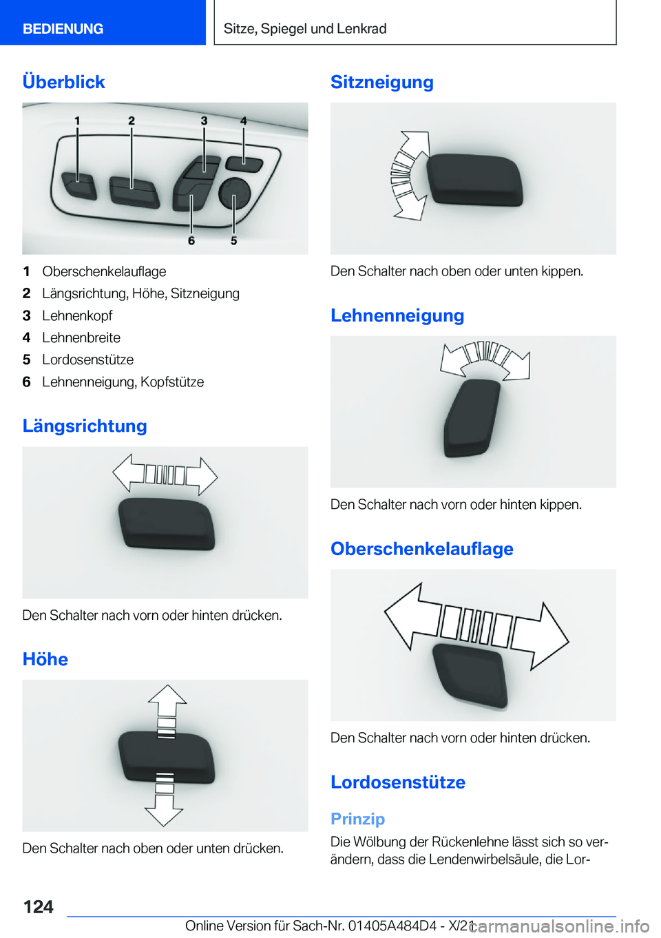 BMW 7 SERIES 2022  Betriebsanleitungen (in German) �