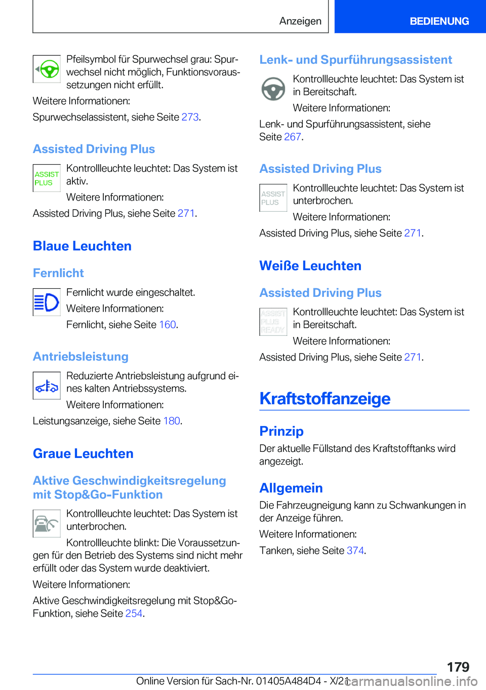 BMW 7 SERIES 2022  Betriebsanleitungen (in German) �P�f�e�i�l�s�y�m�b�o�l��f�