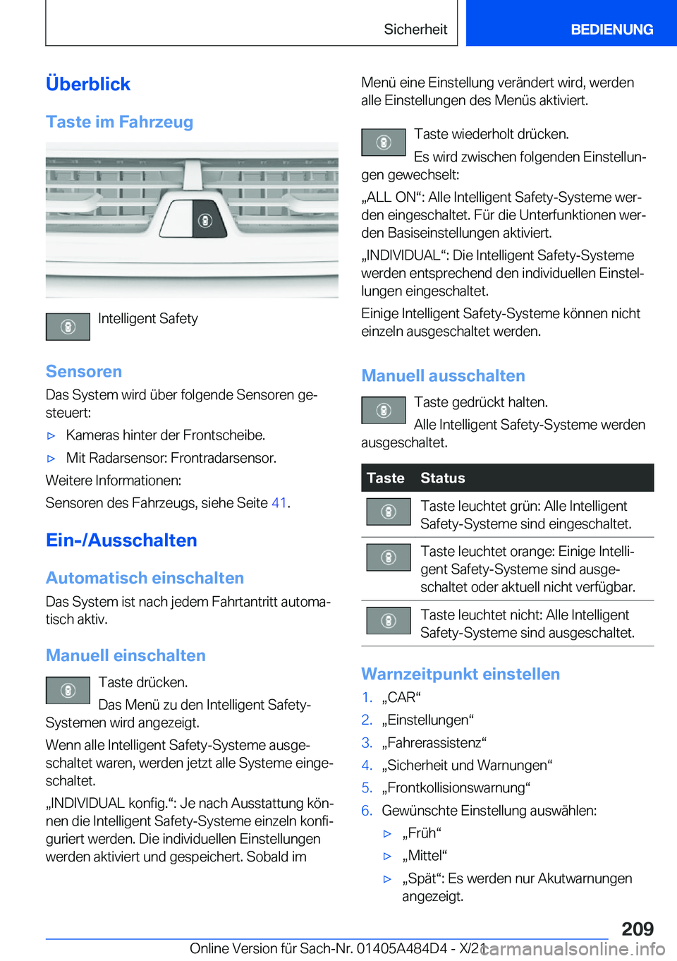 BMW 7 SERIES 2022  Betriebsanleitungen (in German) �