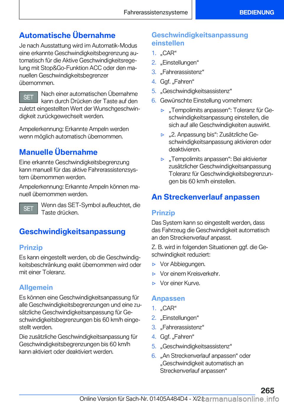BMW 7 SERIES 2022  Betriebsanleitungen (in German) �A�u�t�o�m�a�t�i�s�c�h�e��