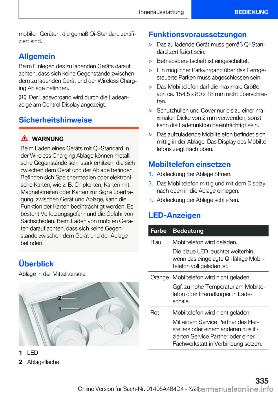 BMW 7 SERIES 2022  Betriebsanleitungen (in German) �m�o�b�i�l�e�n��G�e�r�