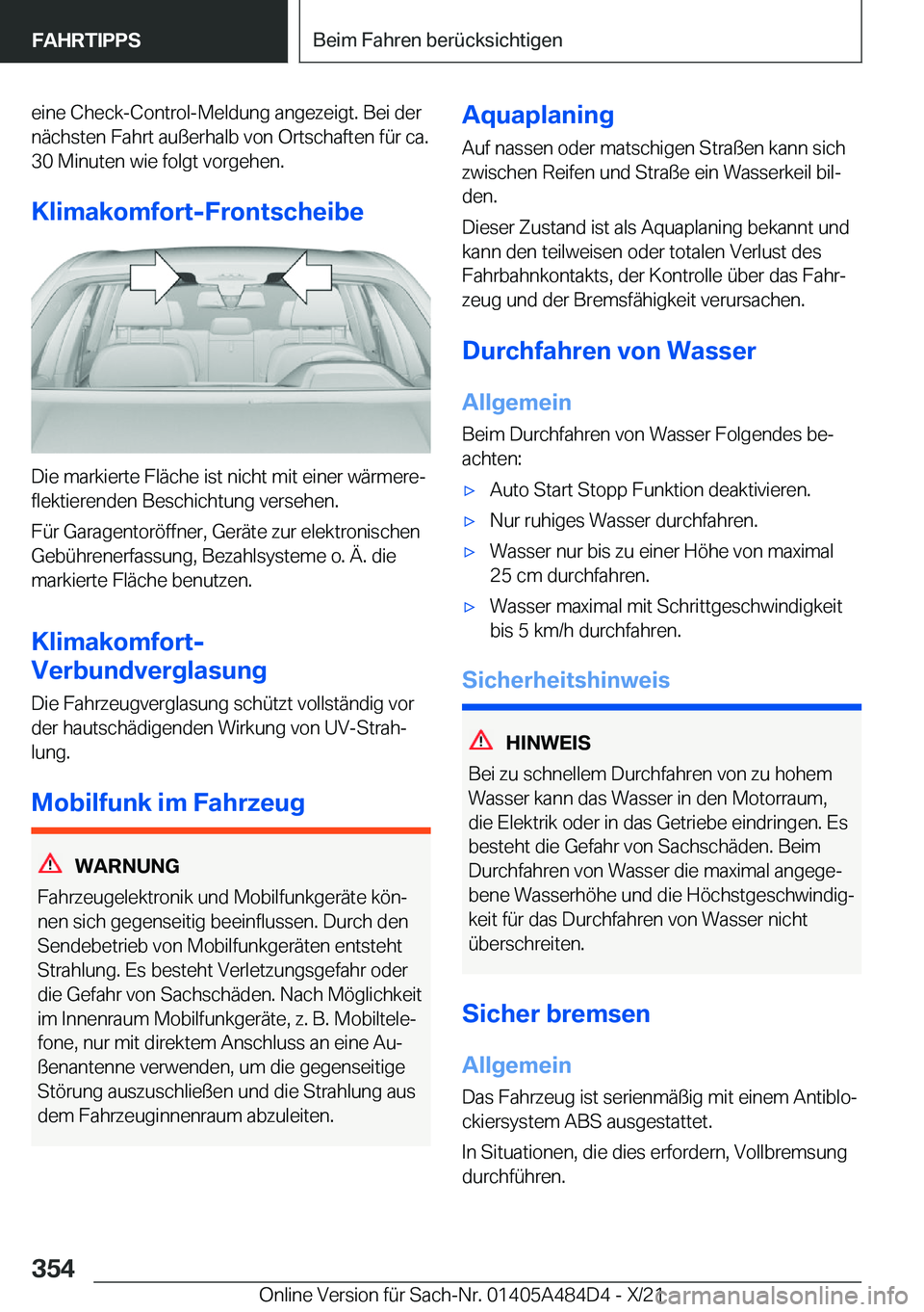 BMW 7 SERIES 2022  Betriebsanleitungen (in German) �e�i�n�e��C�h�e�c�k�-�C�o�n�t�r�o�l�-�M�e�l�d�u�n�g��a�n�g�e�z�e�i�g�t�.��B�e�i��d�e�r�n�
