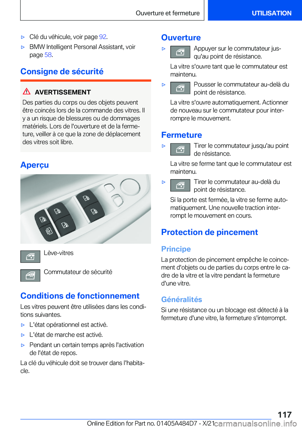 BMW 7 SERIES 2022  Notices Demploi (in French) 'x�C�l�é��d�u��v�é�h�i�c�u�l�e�,��v�o�i�r��p�a�g�e��9�2�.'x�B�M�W��I�n�t�e�l�l�i�g�e�n�t��P�e�r�s�o�n�a�l��A�s�s�i�s�t�a�n�t�,��v�o�i�r
�p�a�g�e� �5�8�.
�C�o�n�s�i�g�n�e��d�e��s�