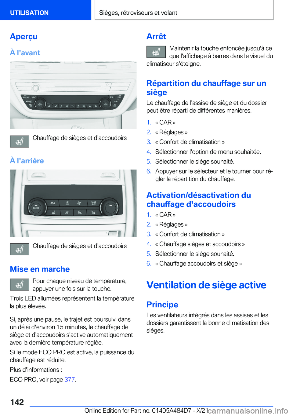 BMW 7 SERIES 2022  Notices Demploi (in French) �A�p�e�r�ç�u
�