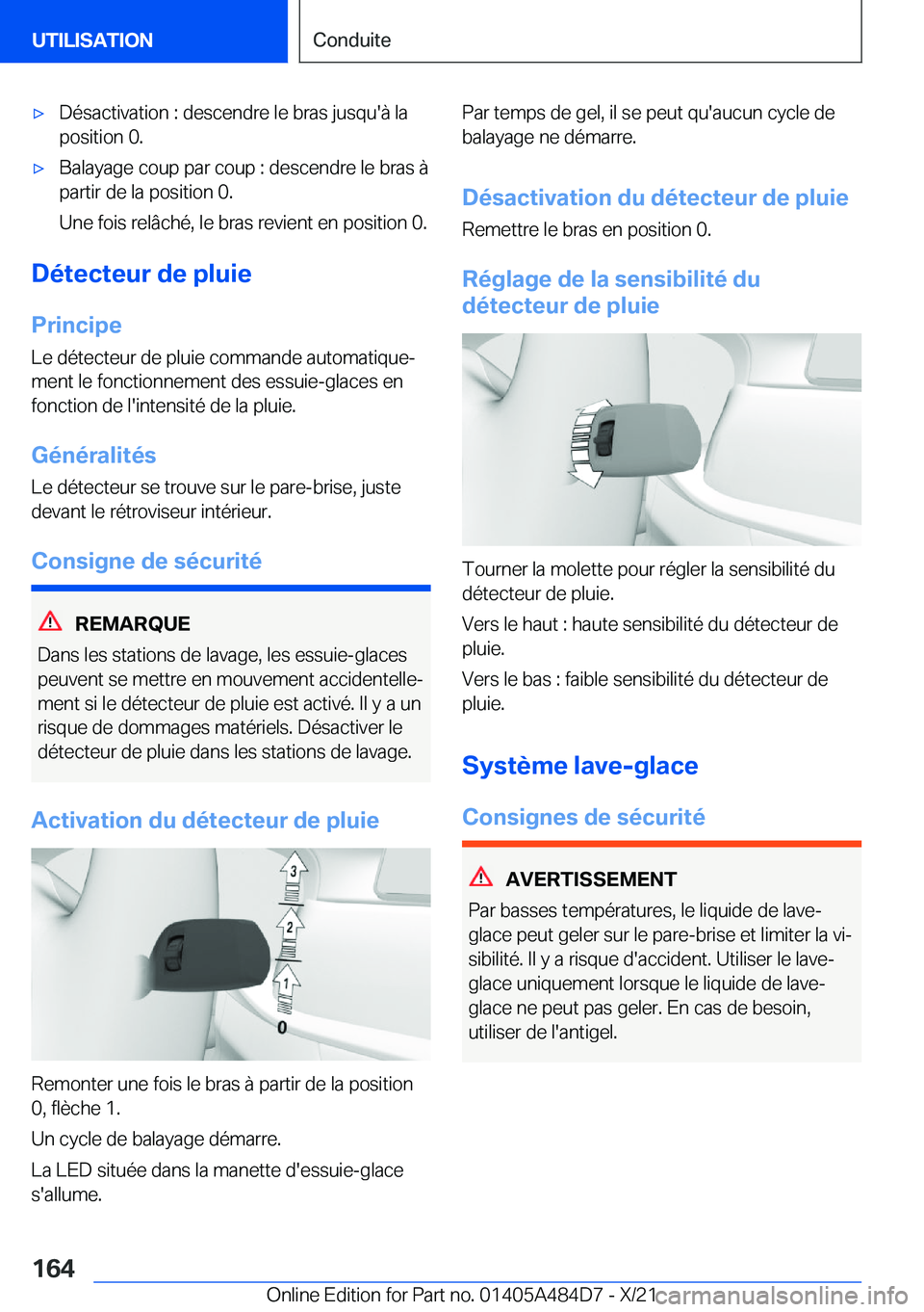 BMW 7 SERIES 2022  Notices Demploi (in French) 'x�D�é�s�a�c�t�i�v�a�t�i�o�n��:��d�e�s�c�e�n�d�r�e��l�e��b�r�a�s��j�u�s�q�u�'�
