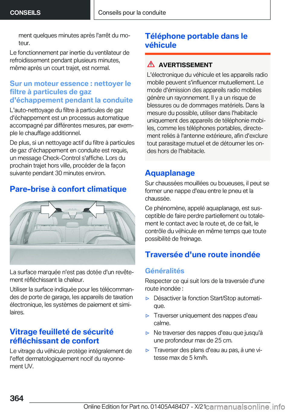 BMW 7 SERIES 2022  Notices Demploi (in French) �m�e�n�t��q�u�e�l�q�u�e�s��m�i�n�u�t�e�s��a�p�r�è�s��l�'�a�r�r�ê�t��d�u��m�oj
�t�e�u�r�.
�L�e��f�o�n�c�t�i�o�n�n�e�m�e�n�t��p�a�r��i�n�e�r�t�i�e��d�u��v�e�n�t�i�l�a�t�e�u�r��d�e �r�