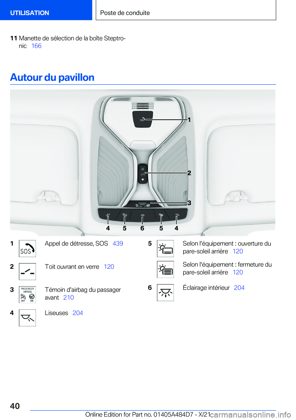 BMW 7 SERIES 2022  Notices Demploi (in French) �1�1�M�a�n�e�t�t�e��d�e��s�é�l�e�c�t�i�o�n��d�e��l�a��b�o�