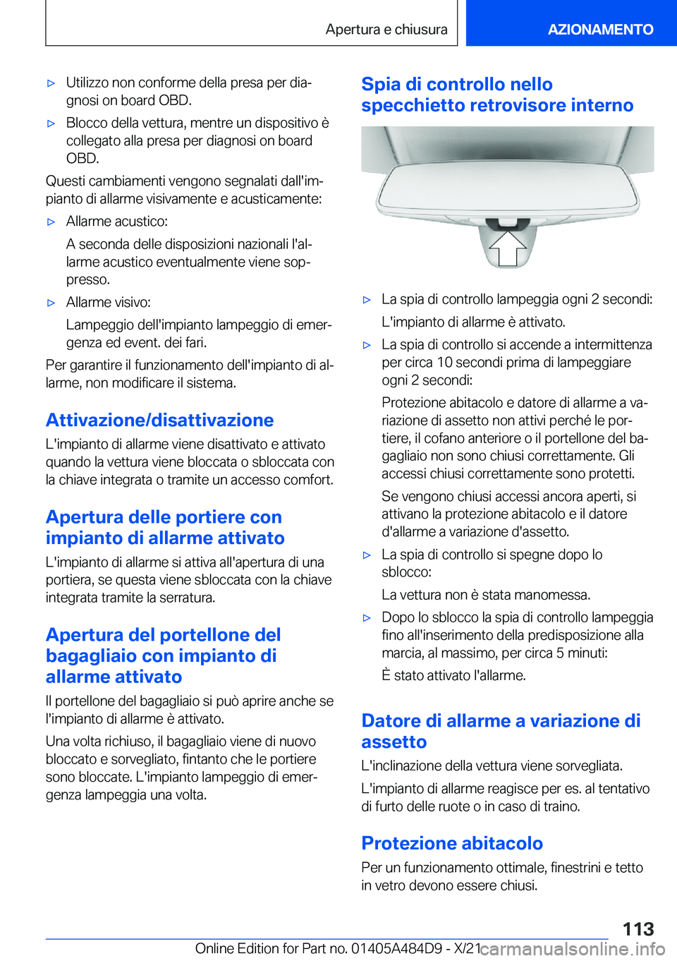 BMW 7 SERIES 2022  Libretti Di Uso E manutenzione (in Italian) 'x�U�t�i�l�i�z�z�o��n�o�n��c�o�n�f�o�r�m�e��d�e�l�l�a��p�r�e�s�a��p�e�r��d�i�aª
�g�n�o�s�i��o�n��b�o�a�r�d��O�B�D�.'x�B�l�o�c�c�o��d�e�l�l�a��v�e�t�t�u�r�a�,��m�e�n�t�r�e��u�n�
