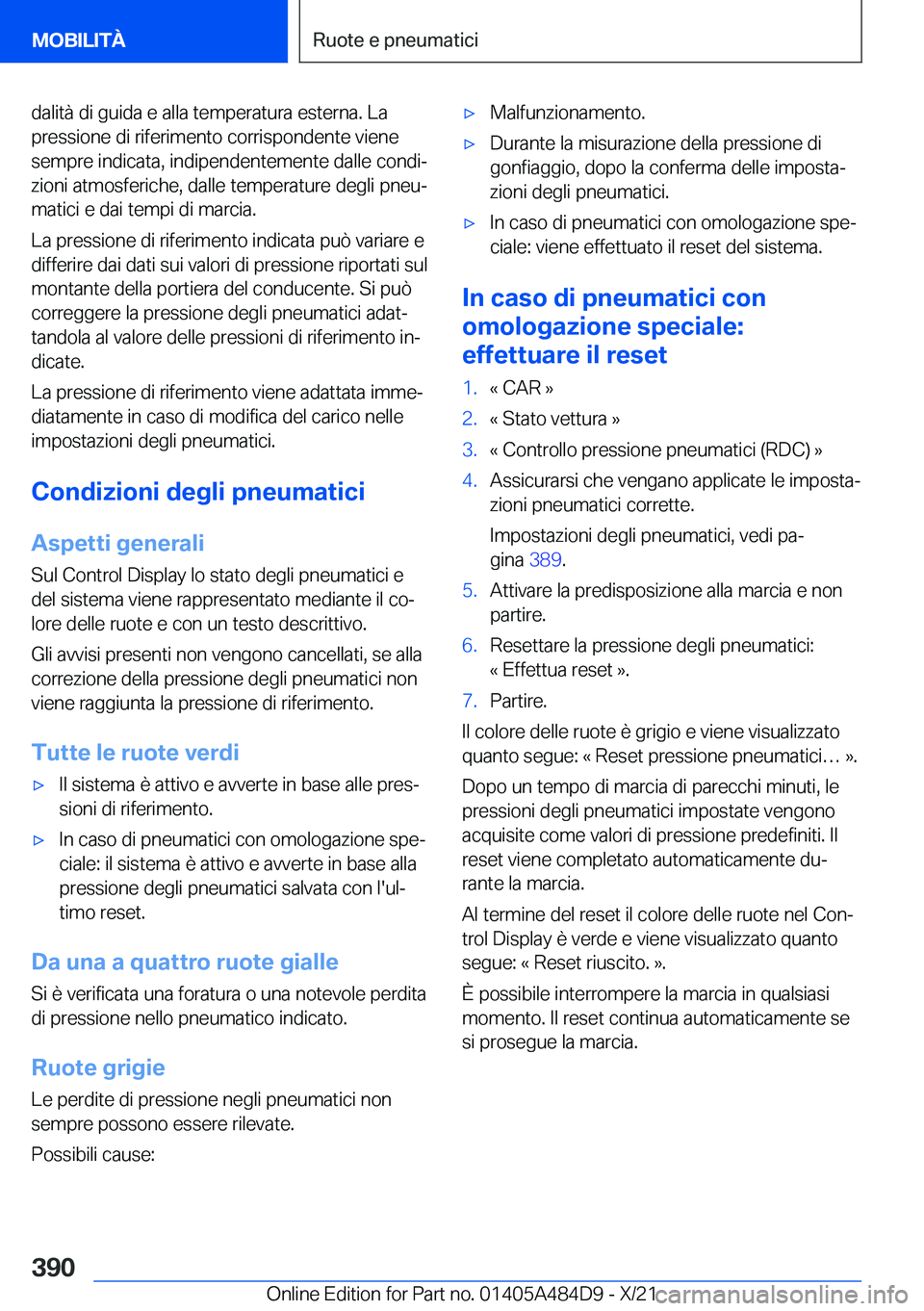 BMW 7 SERIES 2022  Libretti Di Uso E manutenzione (in Italian) �d�a�l�i�t�