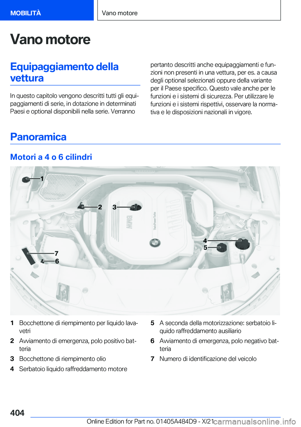 BMW 7 SERIES 2022  Libretti Di Uso E manutenzione (in Italian) �V�a�n�o��m�o�t�o�r�e�E�q�u�i�p�a�g�g�i�a�m�e�n�t�o��d�e�l�l�a�v�e�t�t�u�r�a
�I�n��q�u�e�s�t�o��c�a�p�i�t�o�l�o��v�e�n�g�o�n�o��d�e�s�c�r�i�t�t�i��t�u�t�t�i��g�l�i��e�q�u�iª
�p�a�g�g�i�a�m�