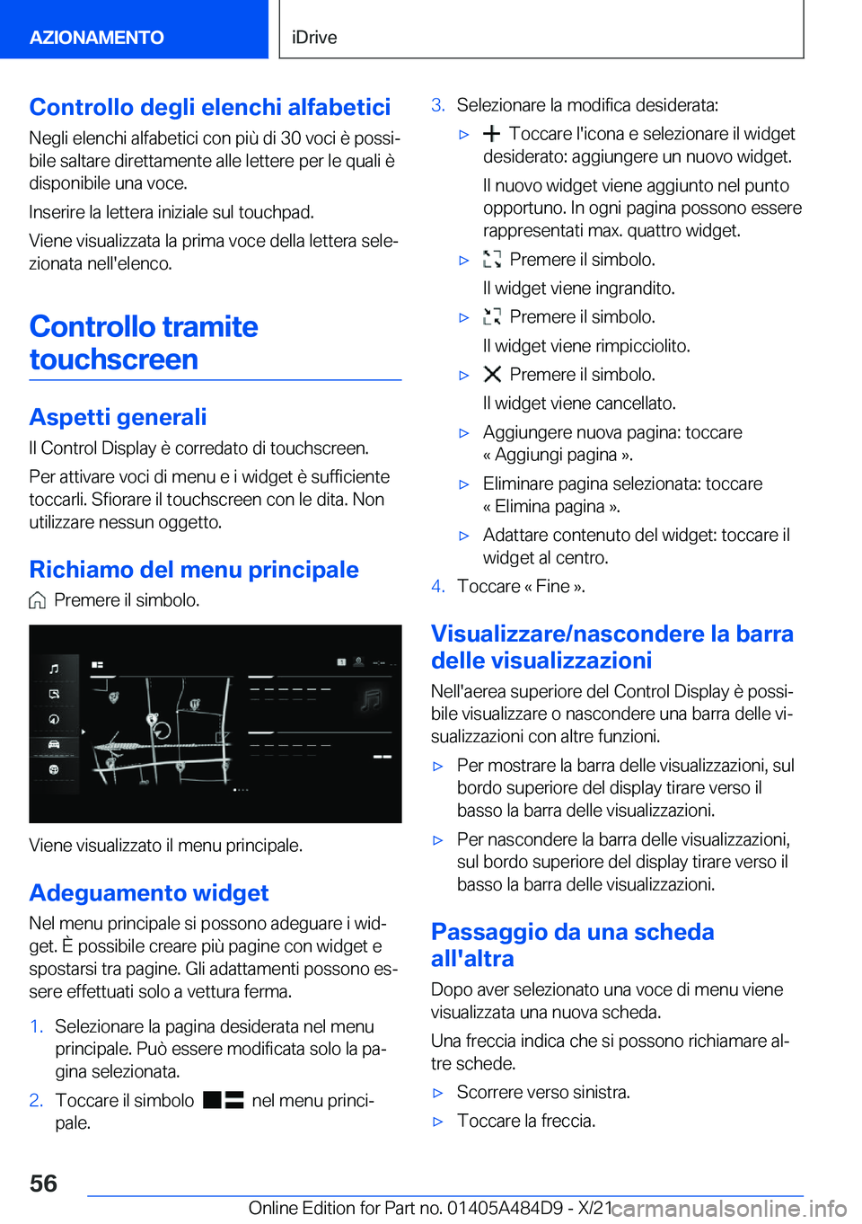 BMW 7 SERIES 2022  Libretti Di Uso E manutenzione (in Italian) �C�o�n�t�r�o�l�l�o��d�e�g�l�i��e�l�e�n�c�h�i��a�l�f�a�b�e�t�i�c�i�N�e�g�l�i��e�l�e�n�c�h�i��a�l�f�a�b�e�t�i�c�i��c�o�n��p�i�