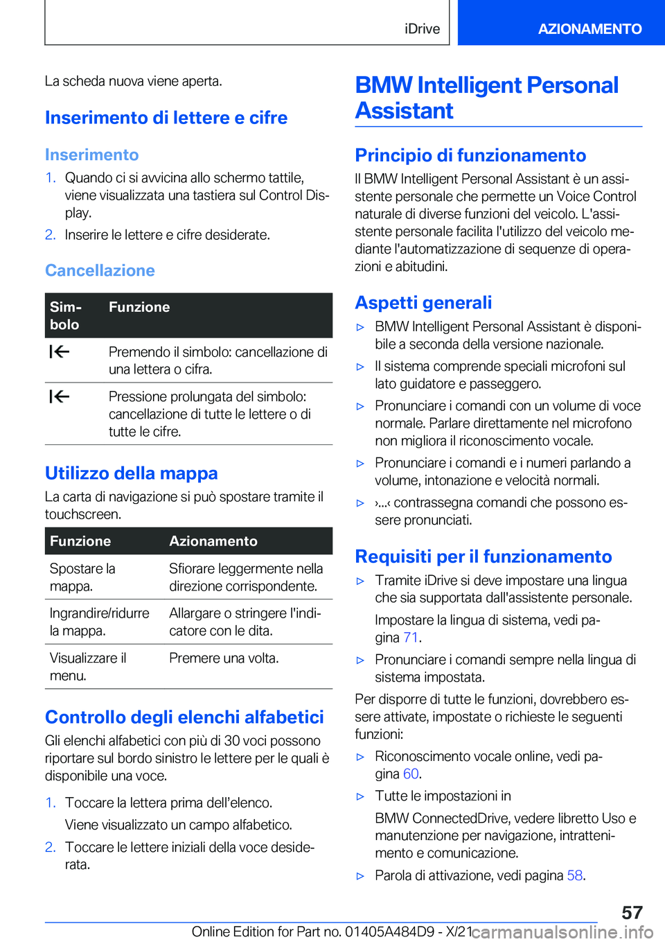 BMW 7 SERIES 2022  Libretti Di Uso E manutenzione (in Italian) �L�a��s�c�h�e�d�a��n�u�o�v�a��v�i�e�n�e��a�p�e�r�t�a�.�I�n�s�e�r�i�m�e�n�t�o��d�i��l�e�t�t�e�r�e��e��c�i�f�r�e
�I�n�s�e�r�i�m�e�n�t�o�1�.�Q�u�a�n�d�o��c�i��s�i��a�v�v�i�c�i�n�a��a�l�l�o��