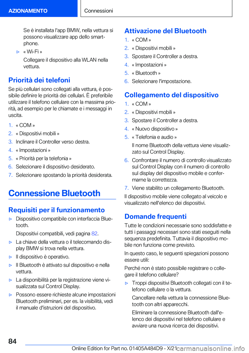 BMW 7 SERIES 2022  Libretti Di Uso E manutenzione (in Italian) �S�e��è��i�n�s�t�a�l�l�a�t�a��l�'�a�p�p��B�M�W�,��n�e�l�l�a��v�e�t�t�u�r�a��s�i
�p�o�s�s�o�n�o��v�i�s�u�a�l�i�z�z�a�r�e��a�p�p��d�e�l�l�o��s�m�a�r�tª �p�h�o�n�e�.'x�«��W�i�-�F�