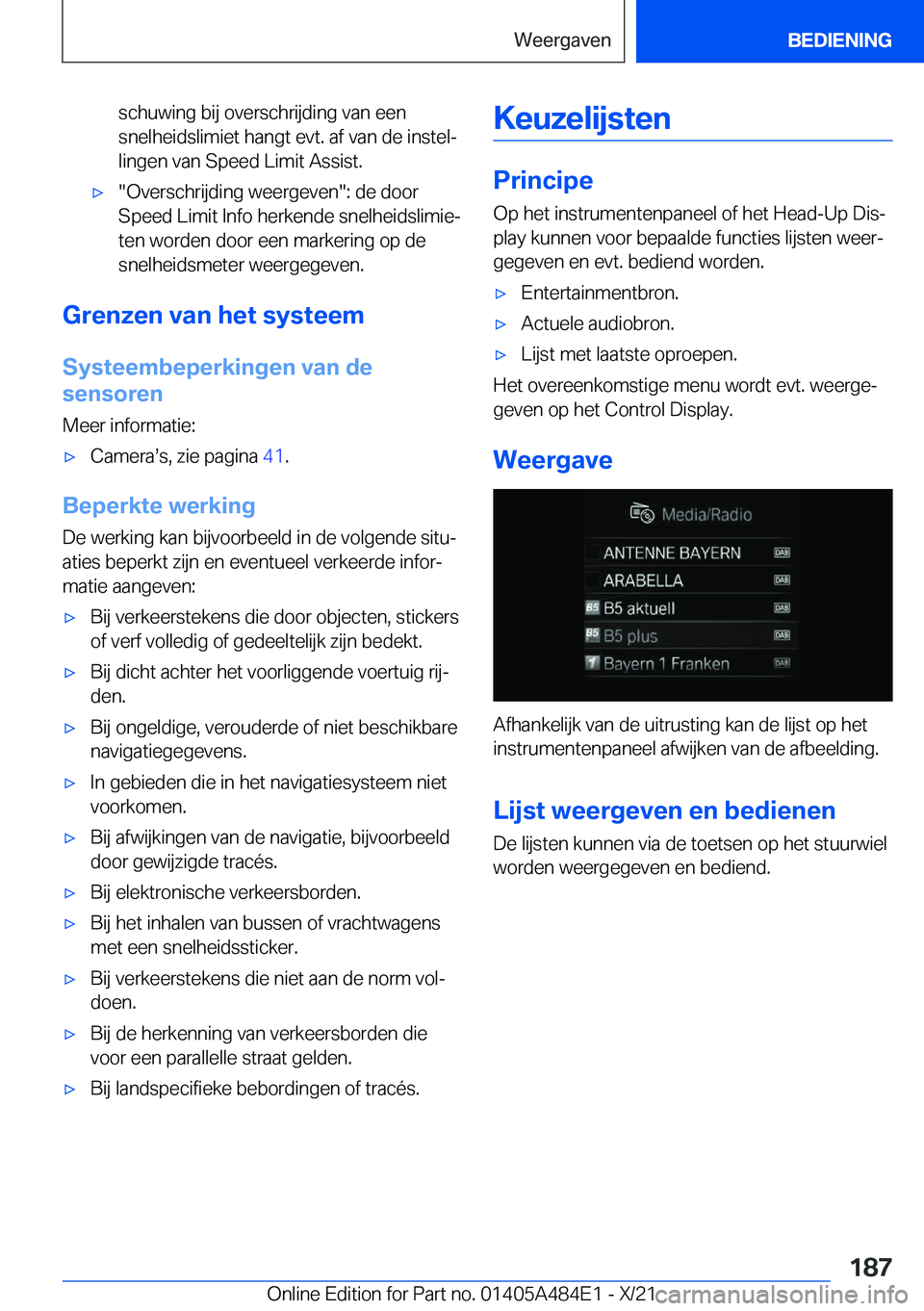 BMW 7 SERIES 2022  Instructieboekjes (in Dutch) �s�c�h�u�w�i�n�g��b�i�j��o�v�e�r�s�c�h�r�i�j�d�i�n�g��v�a�n��e�e�n
�s�n�e�l�h�e�i�d�s�l�i�m�i�e�t��h�a�n�g�t��e�v�t�.��a�f��v�a�n��d�e��i�n�s�t�e�lj �l�i�n�g�e�n��v�a�n��S�p�e�e�d��L�i�m