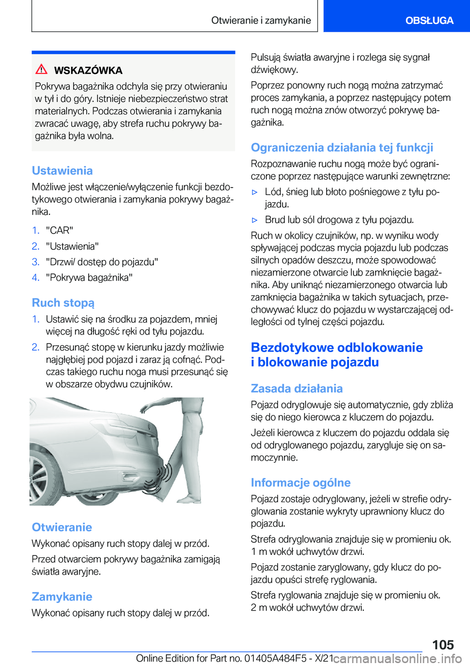 BMW 7 SERIES 2022  Instrukcja obsługi (in Polish) �W�S�K�A�Z�