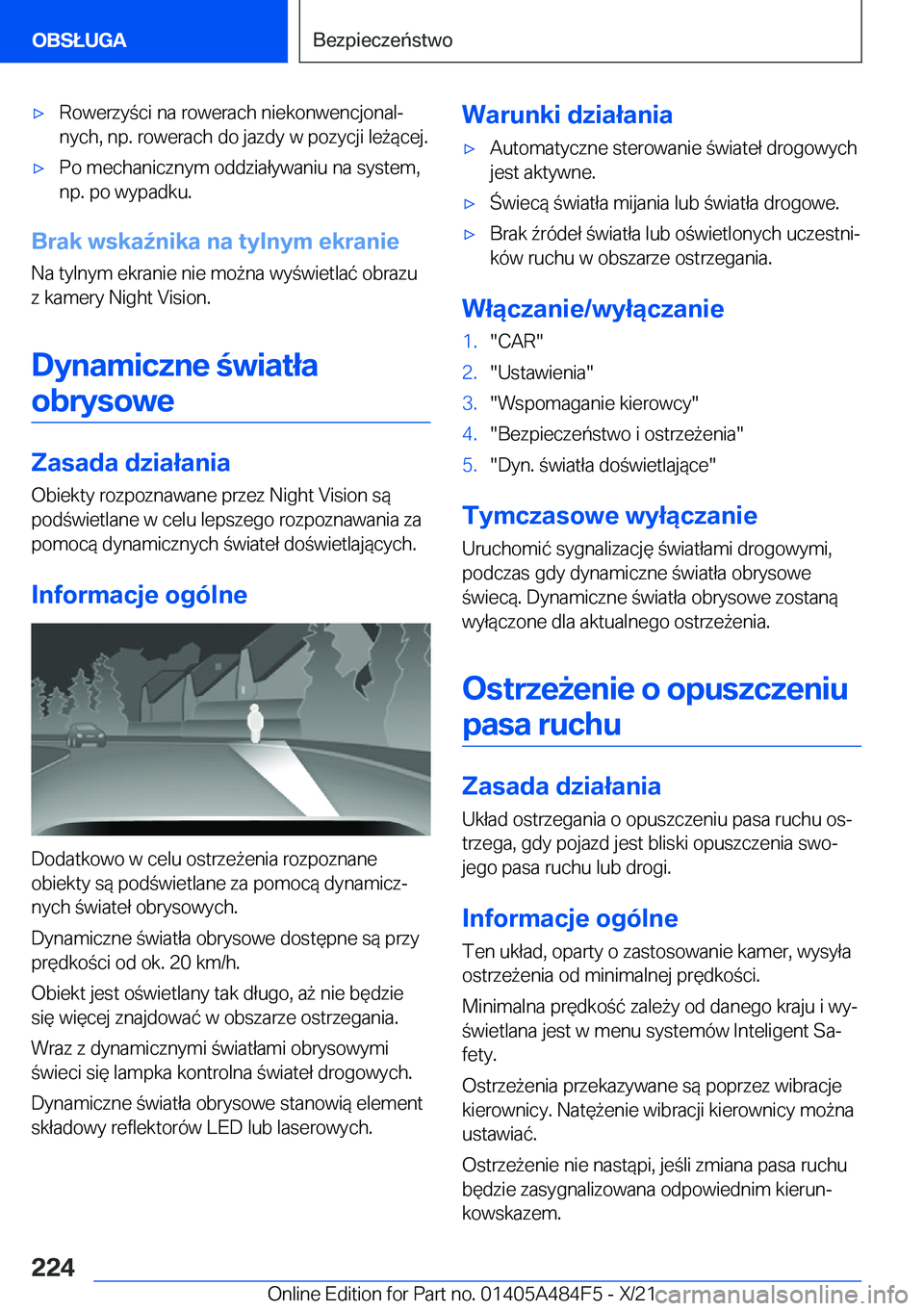 BMW 7 SERIES 2022  Instrukcja obsługi (in Polish) 'x�R�o�w�e�r�z�y�c�i��n�a��r�o�w�e�r�a�c�h��n�i�e�k�o�n�w�e�n�c�j�o�n�a�lj
�n�y�c�h�,��n�p�.��r�o�w�e�r�a�c�h��d�o��j�a�z�d�y��w��p�o�z�y�c�j�i��l�e9�