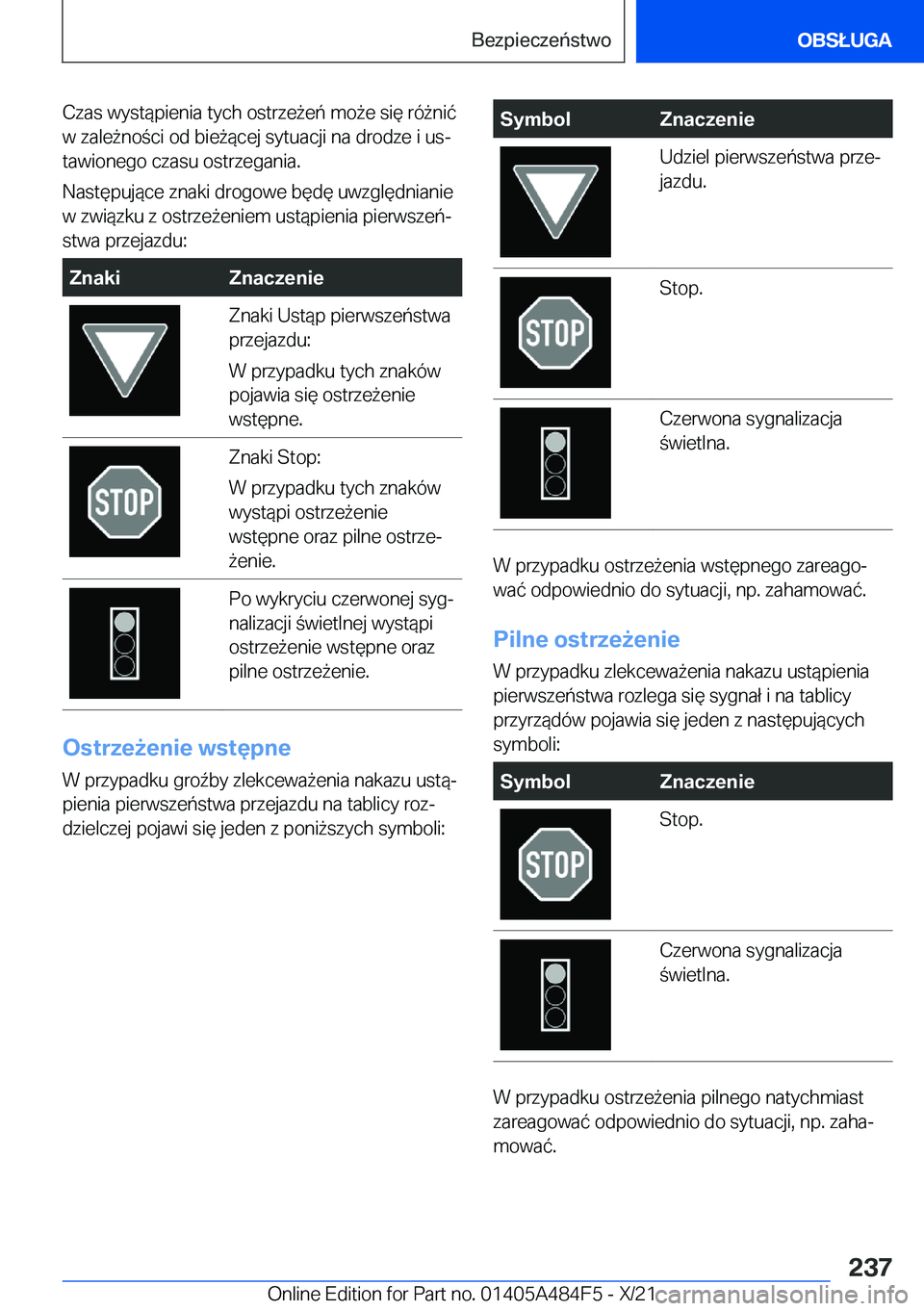 BMW 7 SERIES 2022  Instrukcja obsługi (in Polish) �C�z�a�s��w�y�s�t�