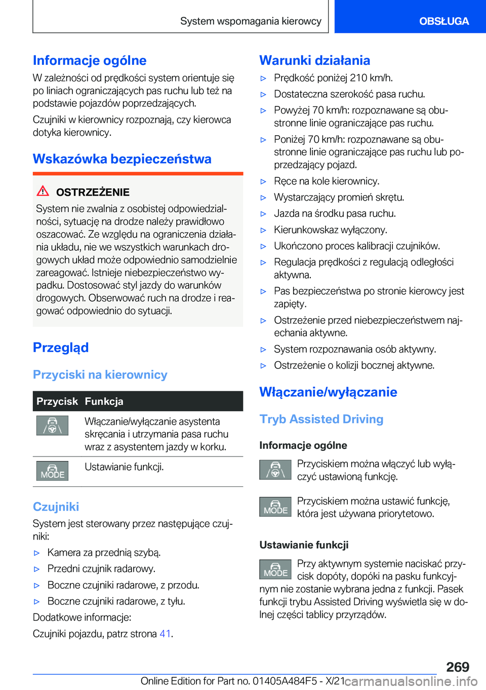 BMW 7 SERIES 2022  Instrukcja obsługi (in Polish) �I�n�f�o�r�m�a�c�j�e��o�g�