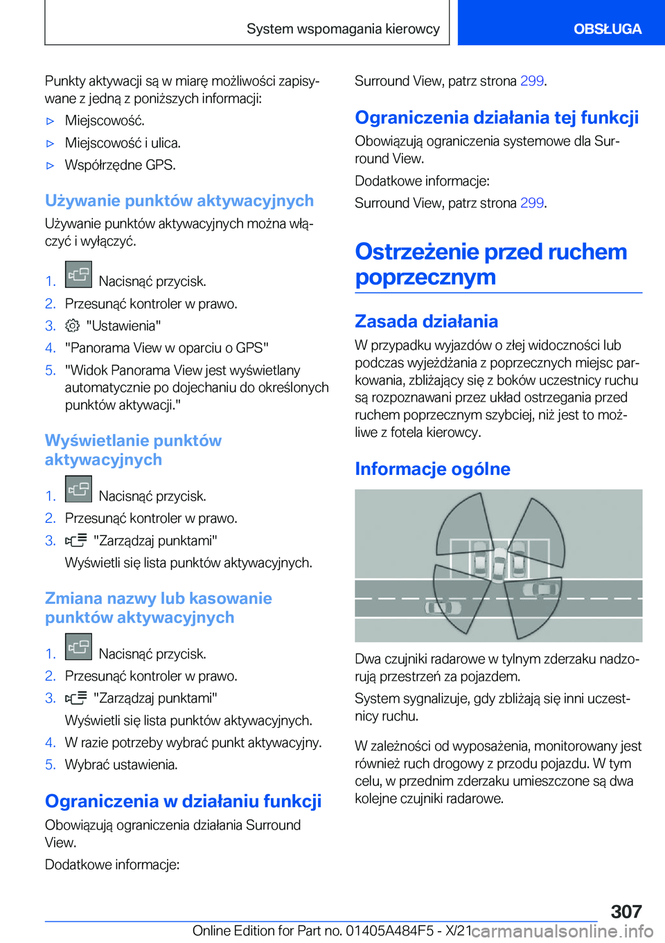 BMW 7 SERIES 2022  Instrukcja obsługi (in Polish) �P�u�n�k�t�y��a�k�t�y�w�a�c�j�i��s�