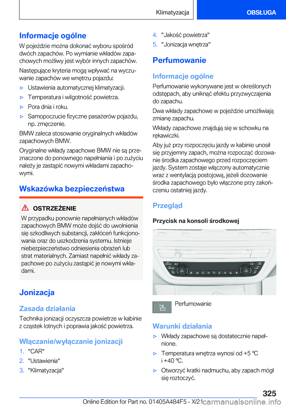 BMW 7 SERIES 2022  Instrukcja obsługi (in Polish) �I�n�f�o�r�m�a�c�j�e��o�g�