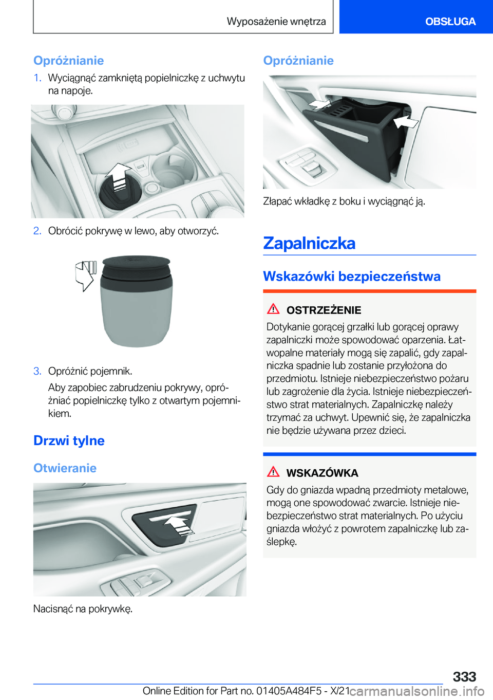 BMW 7 SERIES 2022  Instrukcja obsługi (in Polish) �O�p�r�