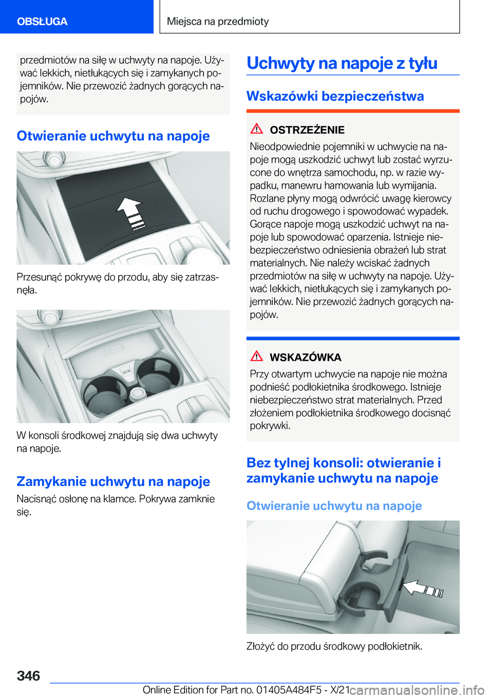 BMW 7 SERIES 2022  Instrukcja obsługi (in Polish) �p�r�z�e�d�m�i�o�t�