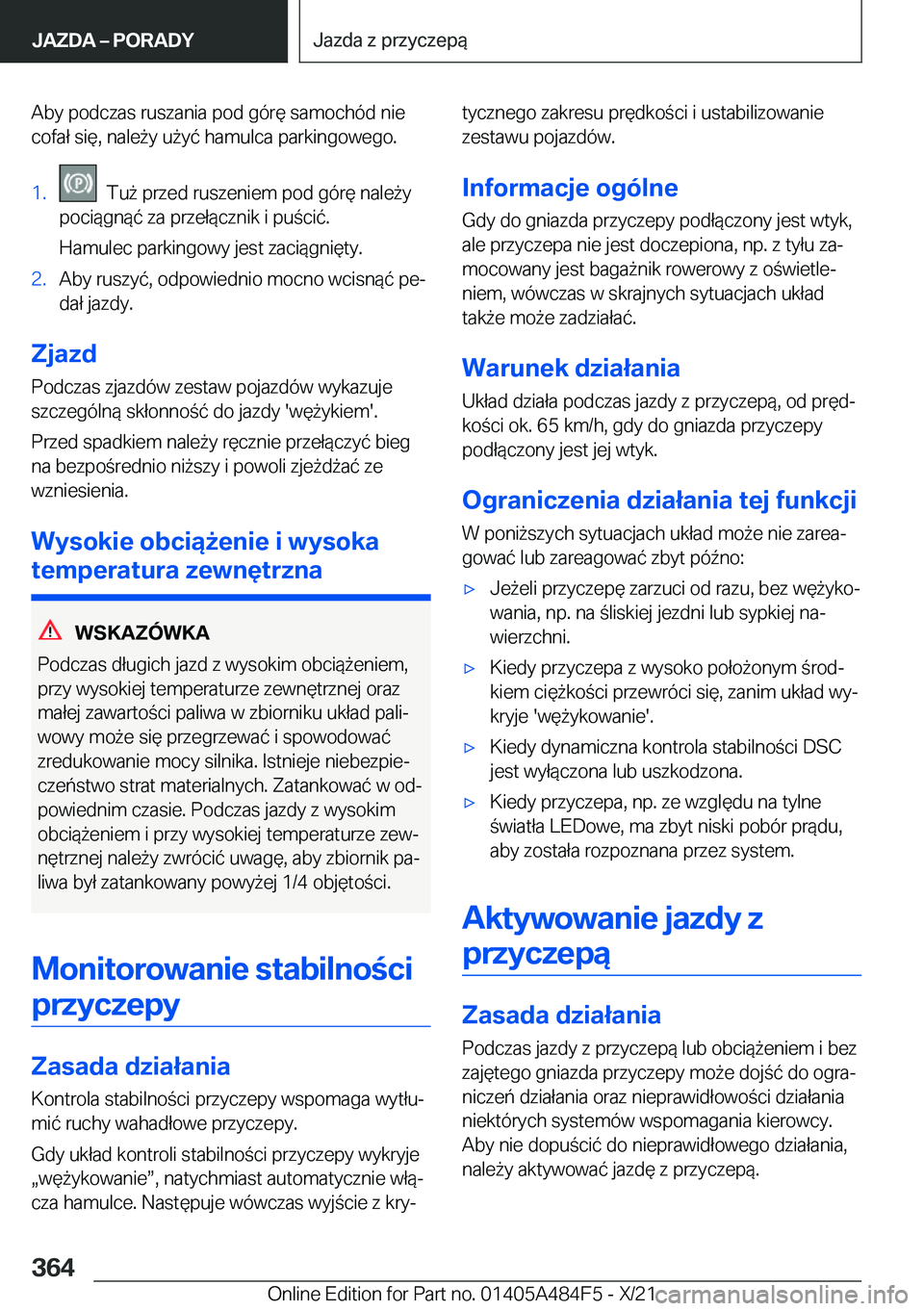 BMW 7 SERIES 2022  Instrukcja obsługi (in Polish) �A�b�y��p�o�d�c�z�a�s��r�u�s�z�a�n�i�a��p�o�d��g�