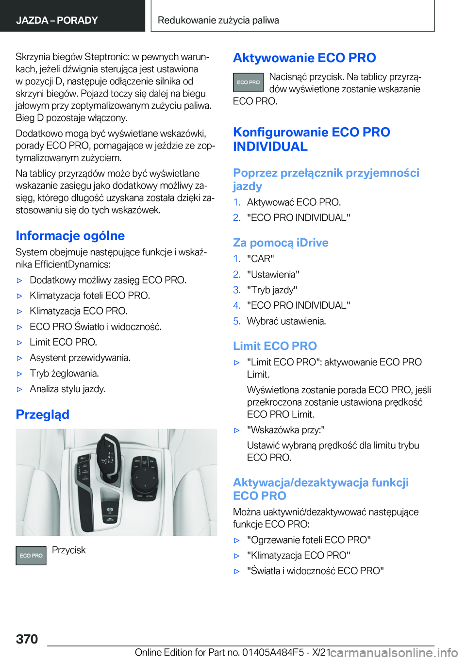 BMW 7 SERIES 2022  Instrukcja obsługi (in Polish) �S�k�r�z�y�n�i�a��b�i�e�g�