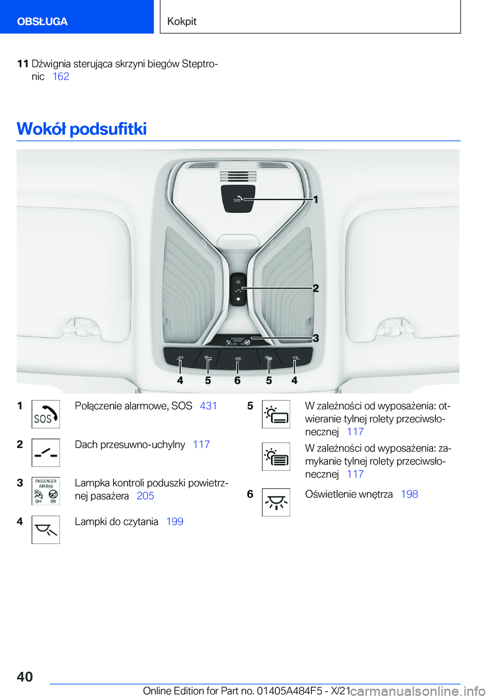 BMW 7 SERIES 2022  Instrukcja obsługi (in Polish) �1�1�D7�w�i�g�n�i�a��s�t�e�r�u�j�