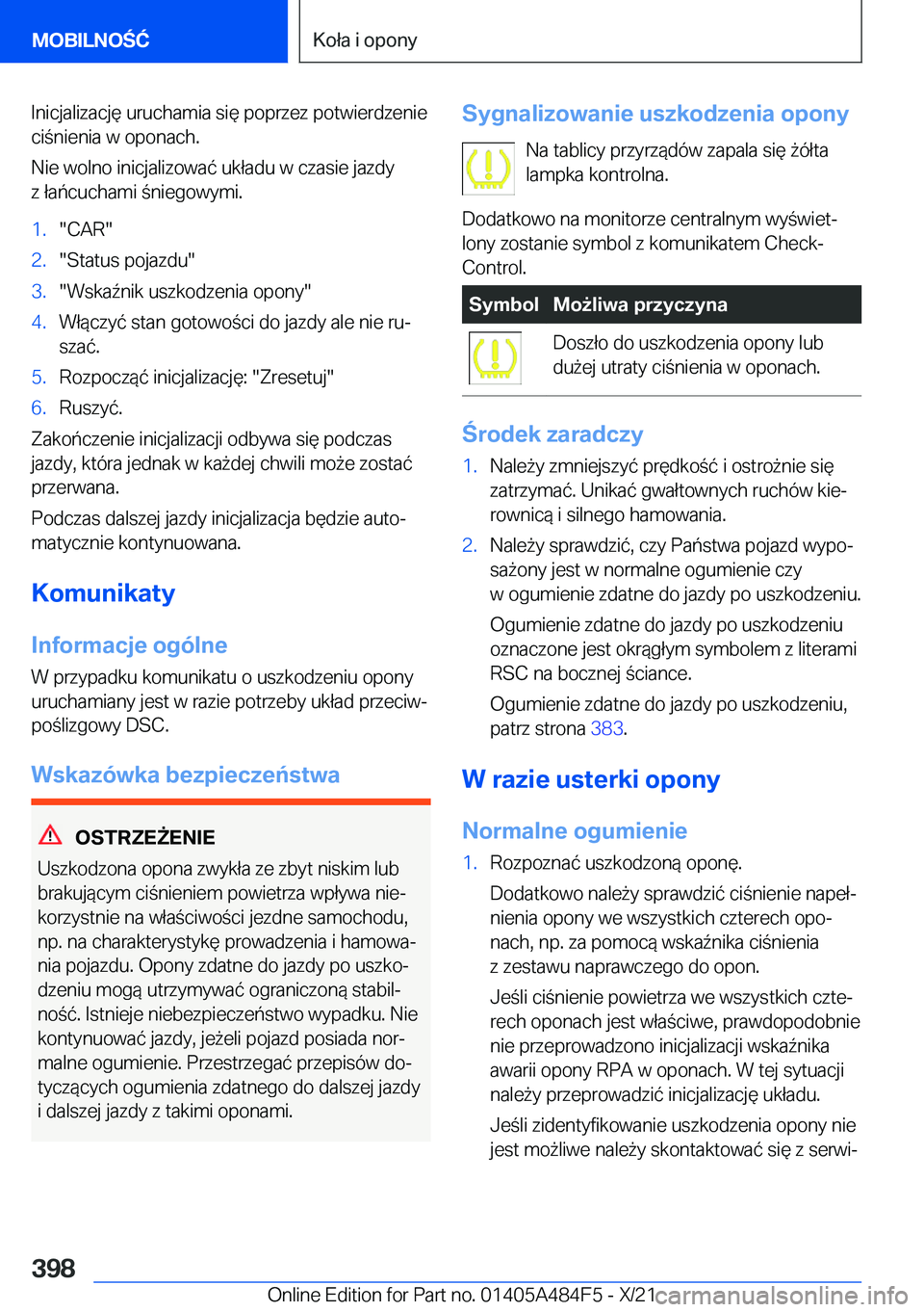 BMW 7 SERIES 2022  Instrukcja obsługi (in Polish) �I�n�i�c�j�a�l�i�z�a�c�j�