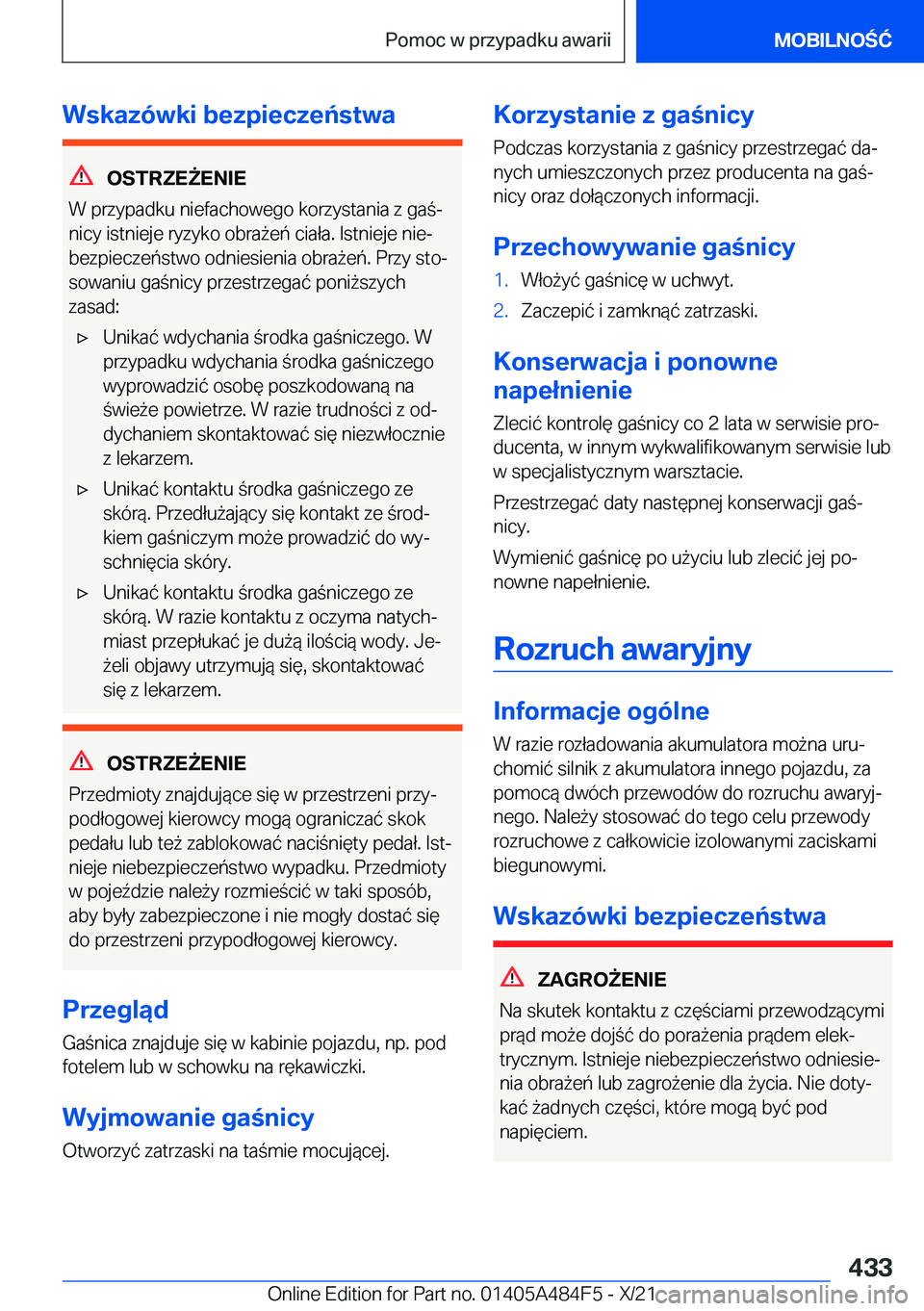 BMW 7 SERIES 2022  Instrukcja obsługi (in Polish) �W�s�k�a�z�
