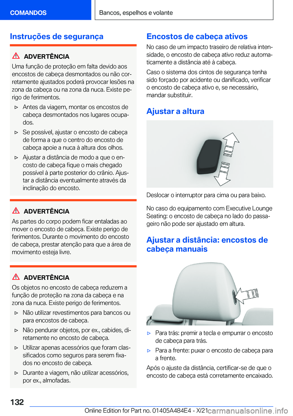 BMW 7 SERIES 2022  Manual do condutor (in Portuguese) �I�n�s�t�r�u�