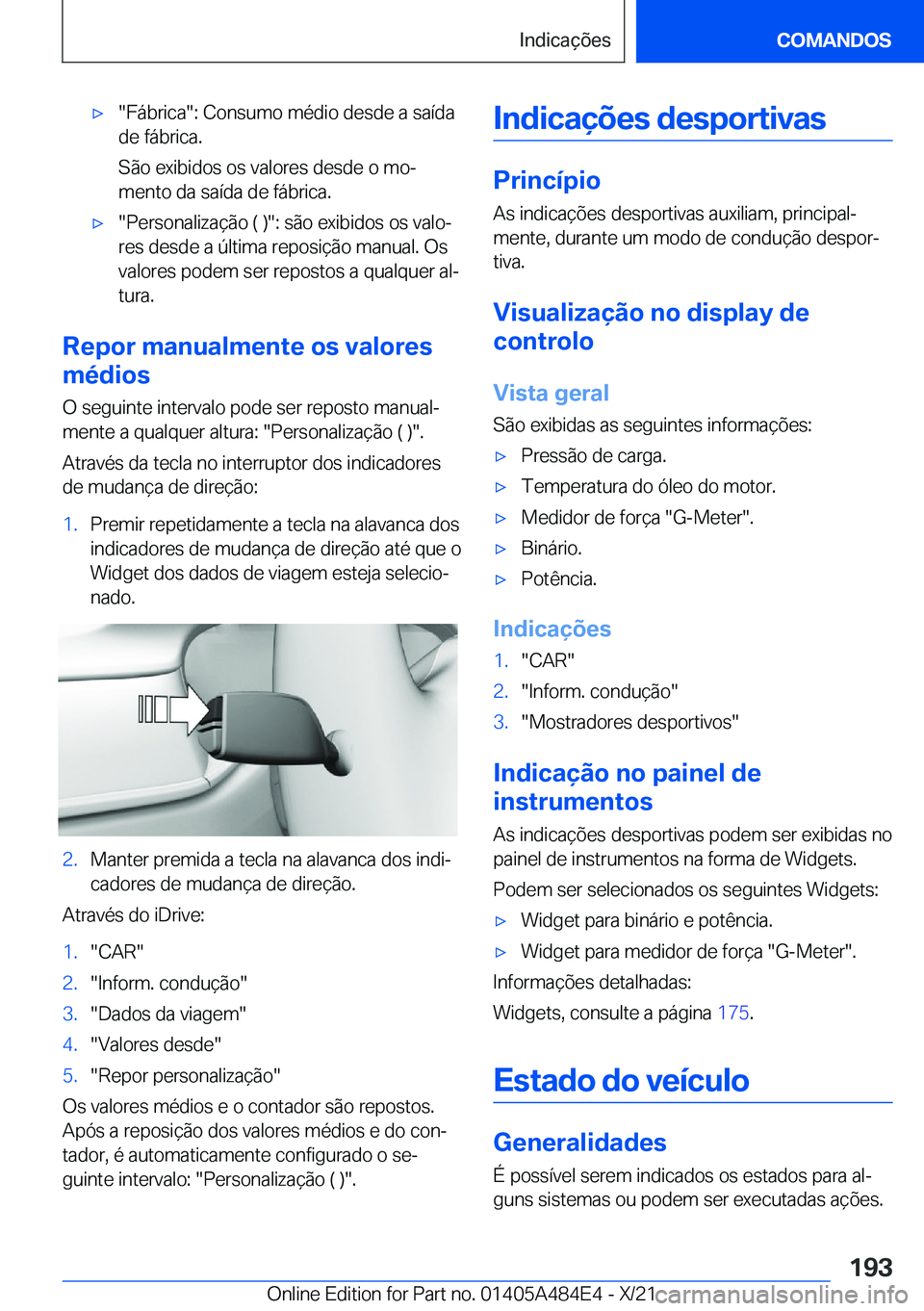 BMW 7 SERIES 2022  Manual do condutor (in Portuguese) 'x��F�á�b�r�i�c�a��:��C�o�n�s�u�m�o��m�é�d�i�o��d�e�s�d�e��a��s�a�