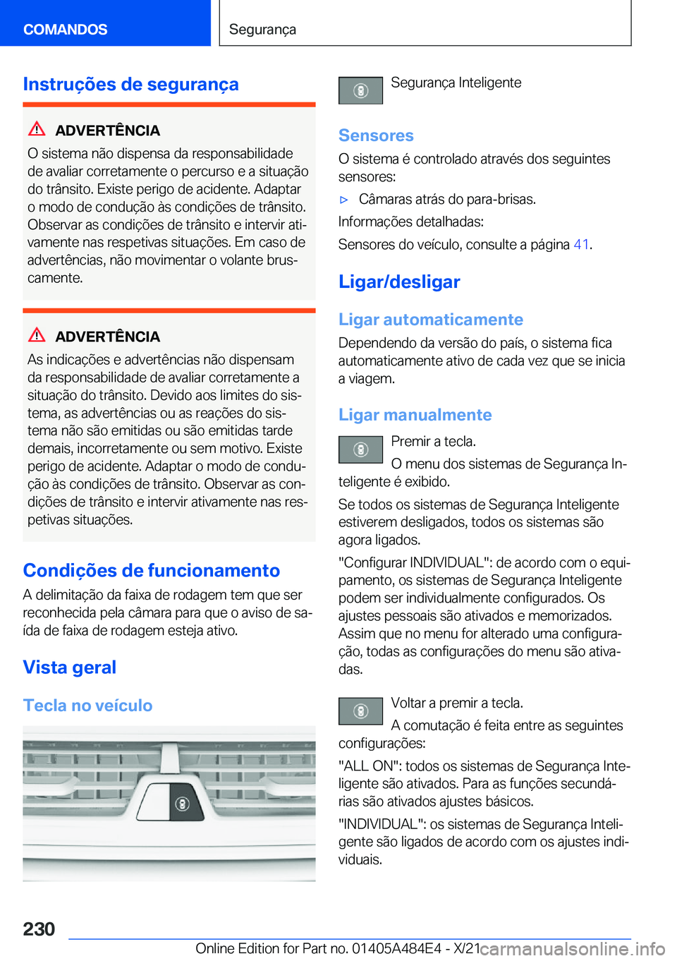BMW 7 SERIES 2022  Manual do condutor (in Portuguese) �I�n�s�t�r�u�