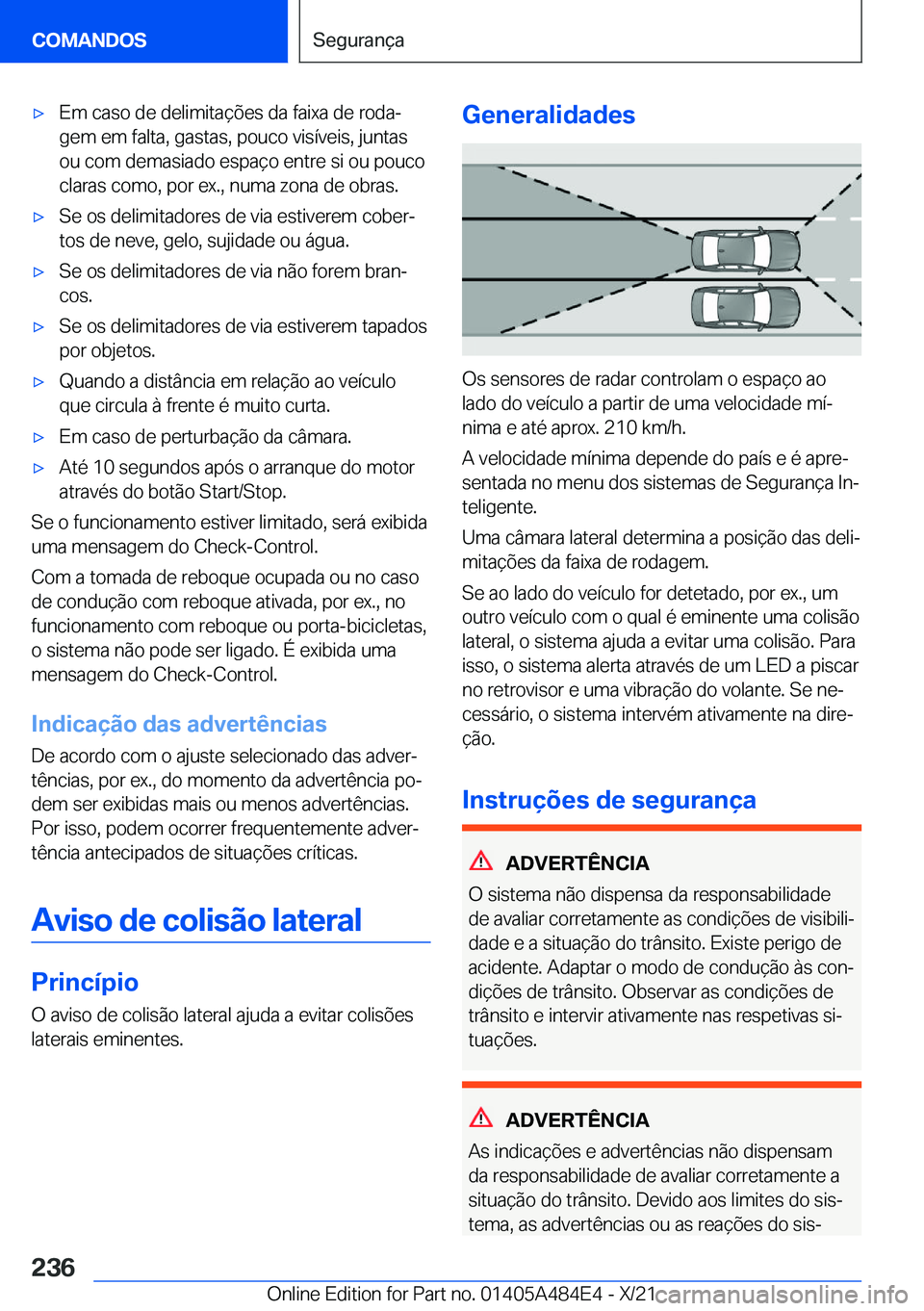 BMW 7 SERIES 2022  Manual do condutor (in Portuguese) 'x�E�m��c�a�s�o��d�e��d�e�l�i�m�i�t�a�