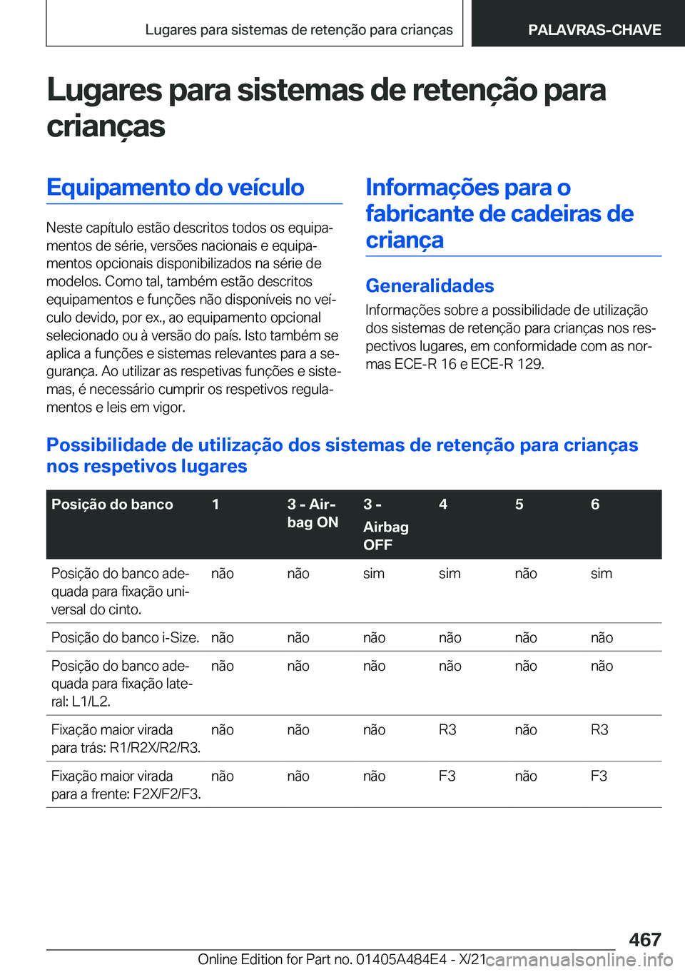 BMW 7 SERIES 2022  Manual do condutor (in Portuguese) �L�u�g�a�r�e�s��p�a�r�a��s�i�s�t�e�m�a�s��d�e��r�e�t�e�n�