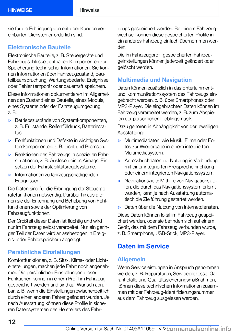 BMW 7 SERIES 2021  Betriebsanleitungen (in German) �s�i�e��f�