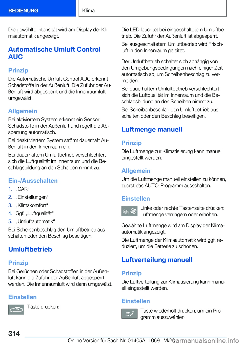 BMW 7 SERIES 2021  Betriebsanleitungen (in German) �D�i�e��g�e�w�