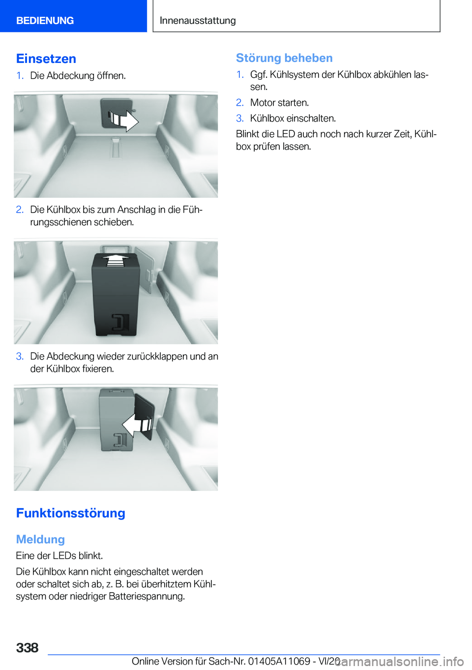 BMW 7 SERIES 2021  Betriebsanleitungen (in German) �E�i�n�s�e�t�z�e�n�1�.�D�i�e��A�b�d�e�c�k�u�n�g��