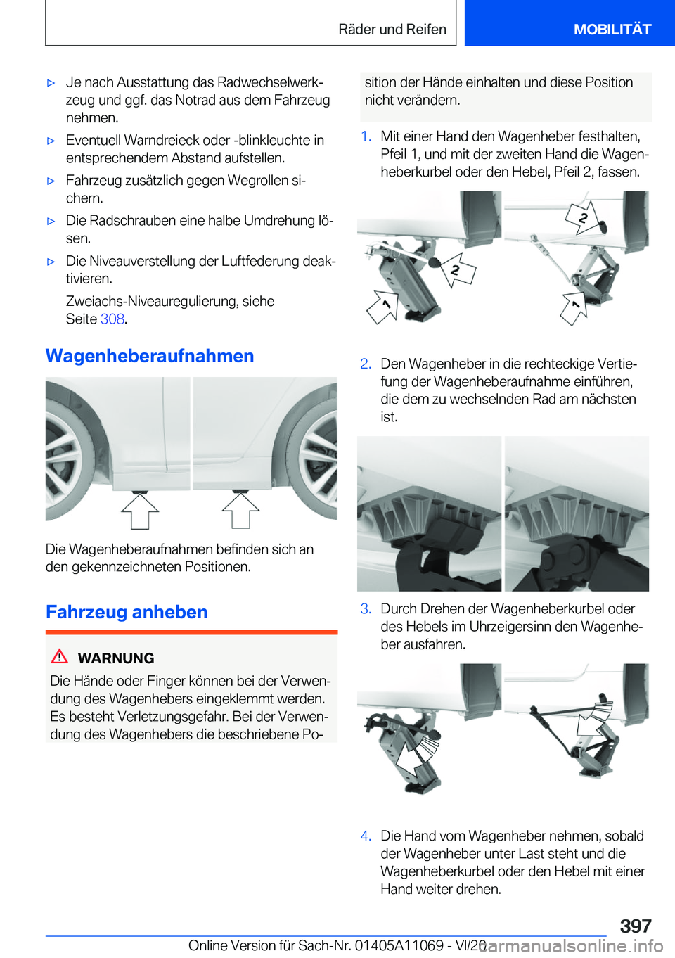 BMW 7 SERIES 2021  Betriebsanleitungen (in German) 'x�J�e��n�a�c�h��A�u�s�s�t�a�t�t�u�n�g��d�a�s��R�a�d�w�e�c�h�s�e�l�w�e�r�kj�z�e�u�g��u�n�d��g�g�f�.��d�a�s��N�o�t�r�a�d��a�u�s��d�e�m��F�a�h�r�z�e�u�g
�n�e�h�m�e�n�.'x�E�v�e�n�t�u�