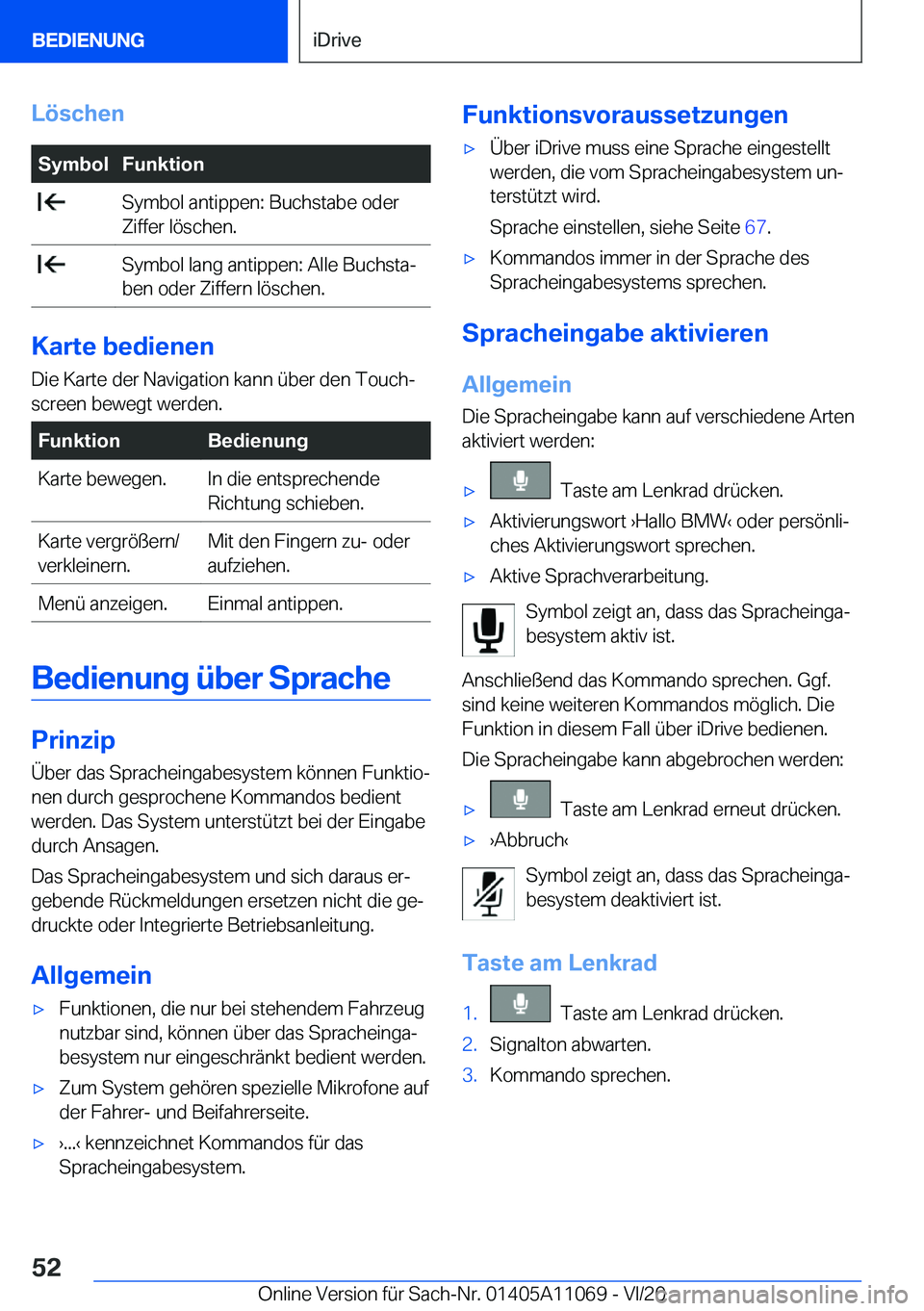 BMW 7 SERIES 2021  Betriebsanleitungen (in German) �L�