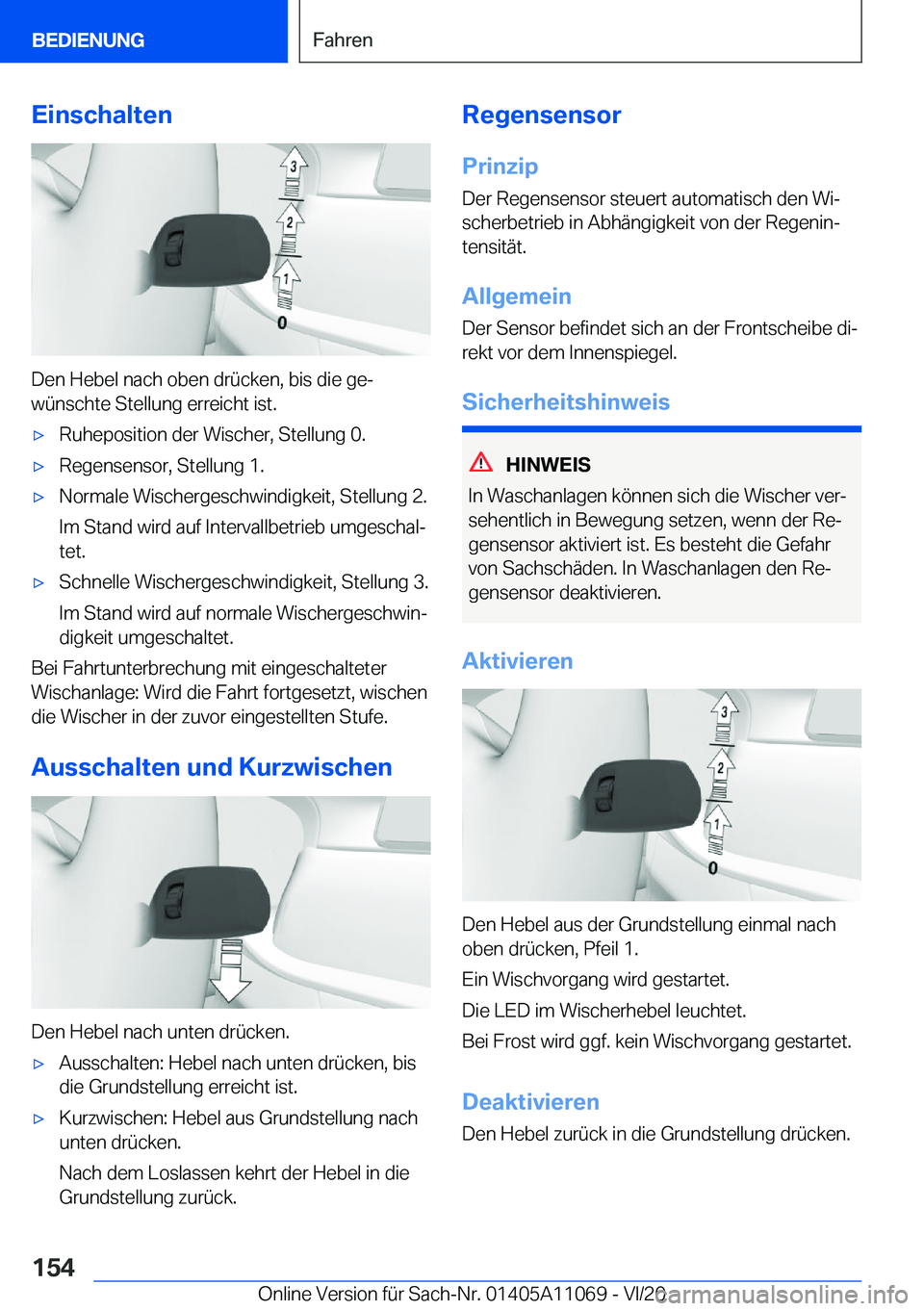 BMW 7 SERIES 2021  InstruktionsbØger (in Danish) �E�i�n�s�c�h�a�l�t�e�n
�D�e�n��H�e�b�e�l��n�a�c�h��o�b�e�n��d�r�
