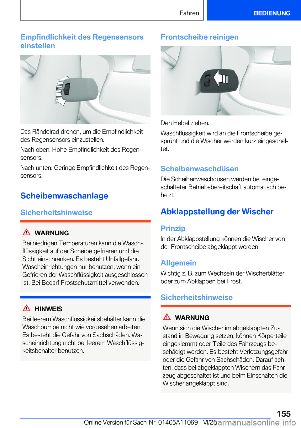 BMW 7 SERIES 2021  InstruktionsbØger (in Danish) �E�m�p�f�i�n�d�l�i�c�h�k�e�i�t��d�e�s��R�e�g�e�n�s�e�n�s�o�r�s
�e�i�n�s�t�e�l�l�e�n
�D�a�s��R�