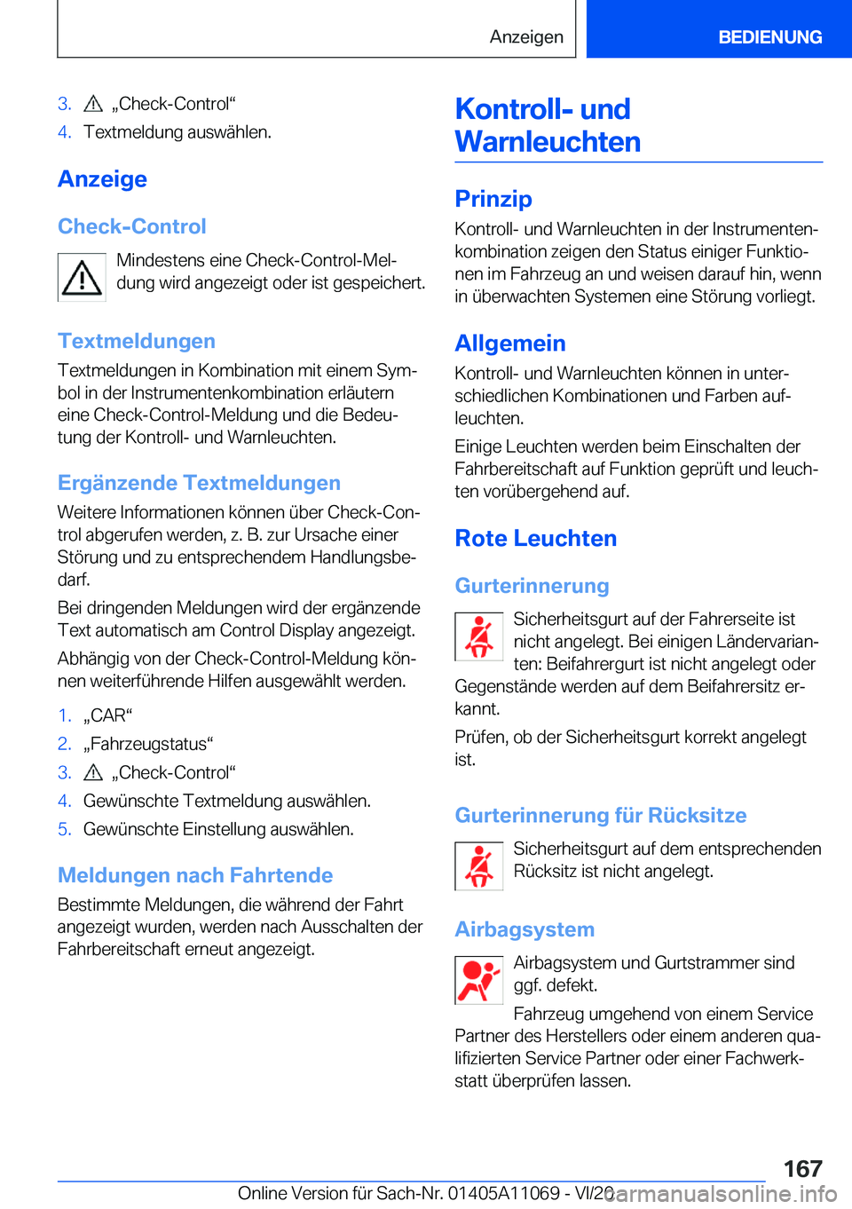 BMW 7 SERIES 2021  InstruktionsbØger (in Danish) �3�.��x�C�h�e�c�k�-�C�o�n�t�r�o�lv�4�.�T�e�x�t�m�e�l�d�u�n�g��a�u�s�w�