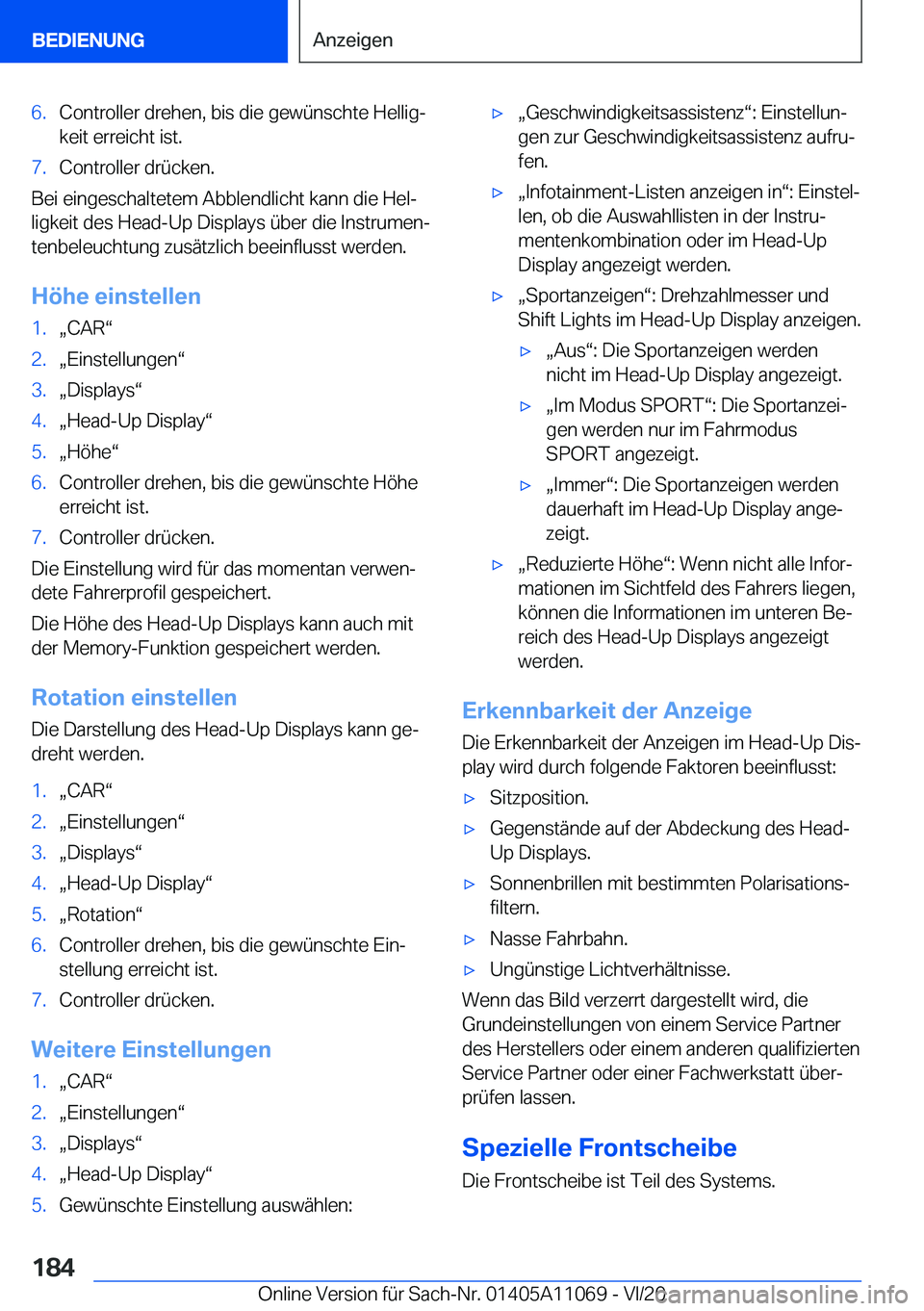 BMW 7 SERIES 2021  InstruktionsbØger (in Danish) �6�.�C�o�n�t�r�o�l�l�e�r��d�r�e�h�e�n�,��b�i�s��d�i�e��g�e�w�