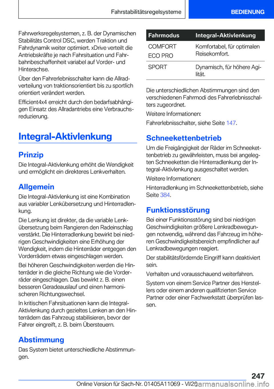 BMW 7 SERIES 2021  InstruktionsbØger (in Danish) �F�a�h�r�w�e�r�k�s�r�e�g�e�l�s�y�s�t�e�m�e�n�,��z�.��B�.��d�e�r��D�y�n�a�m�i�s�c�h�e�n�S�t�a�b�i�l�i�t�