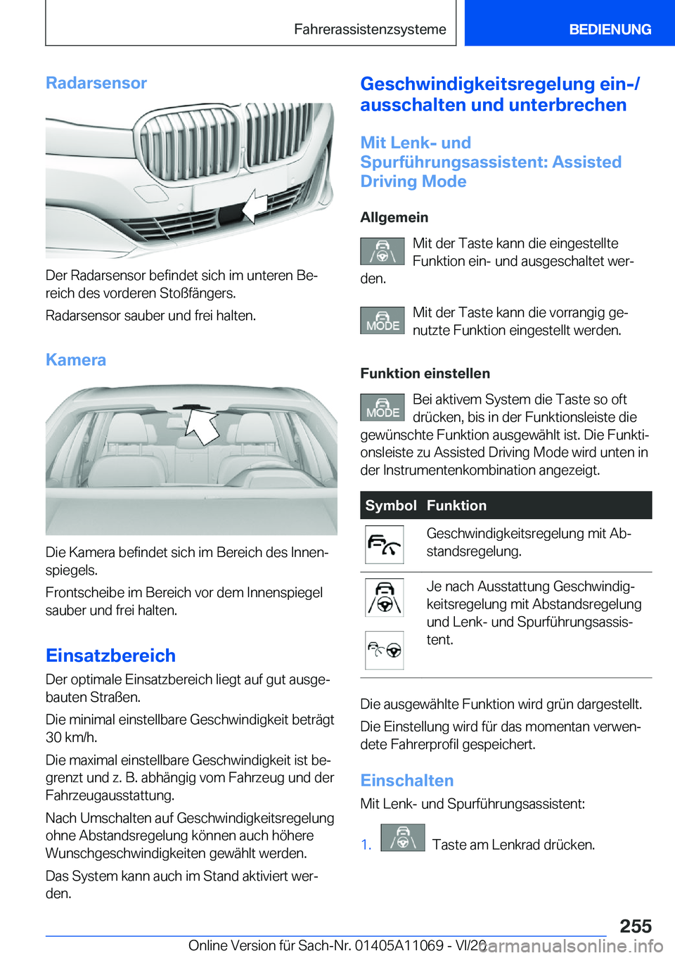 BMW 7 SERIES 2021  InstruktionsbØger (in Danish) �R�a�d�a�r�s�e�n�s�o�r
�D�e�r��R�a�d�a�r�s�e�n�s�o�r��b�e�f�i�n�d�e�t��s�i�c�h��i�m��u�n�t�e�r�e�n��B�ej
�r�e�i�c�h��d�e�s��v�o�r�d�e�r�e�n��S�t�o�