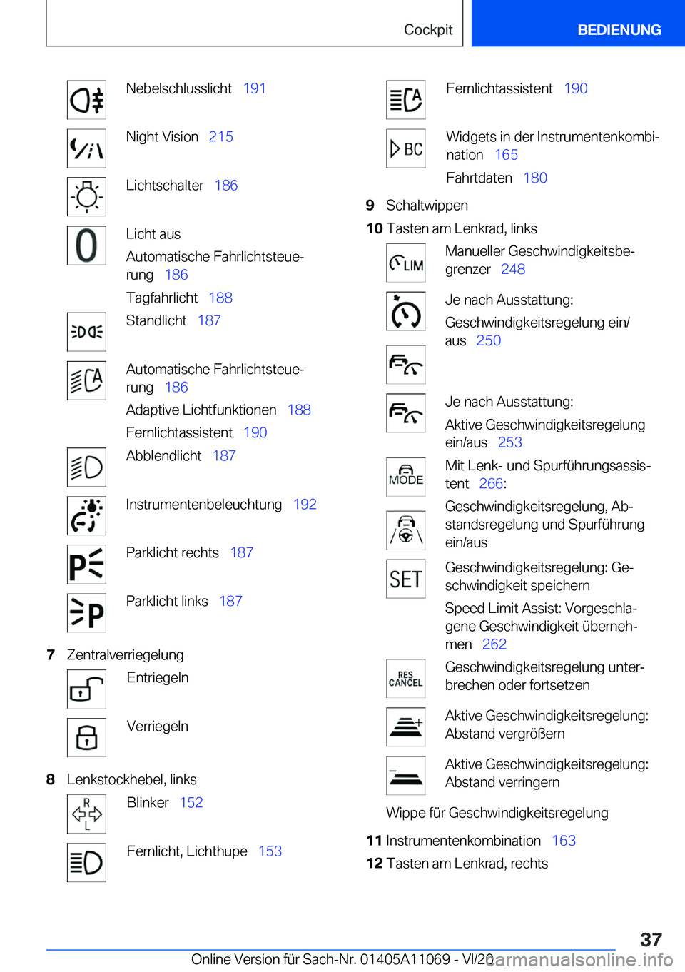 BMW 7 SERIES 2021  InstruktionsbØger (in Danish) �N�e�b�e�l�s�c�h�l�u�s�s�l�i�c�h�t\_�1�9�1�N�i�g�h�t��V�i�s�i�o�n\_�2�1�5�L�i�c�h�t�s�c�h�a�l�t�e�r\_ �1�8�6�L�i�c�h�t��a�u�s
�A�u�t�o�m�a�t�i�s�c�h�e��F�a�h�r�l�i�c�h�t�s�t�e�u�ej
�r�u�n�g