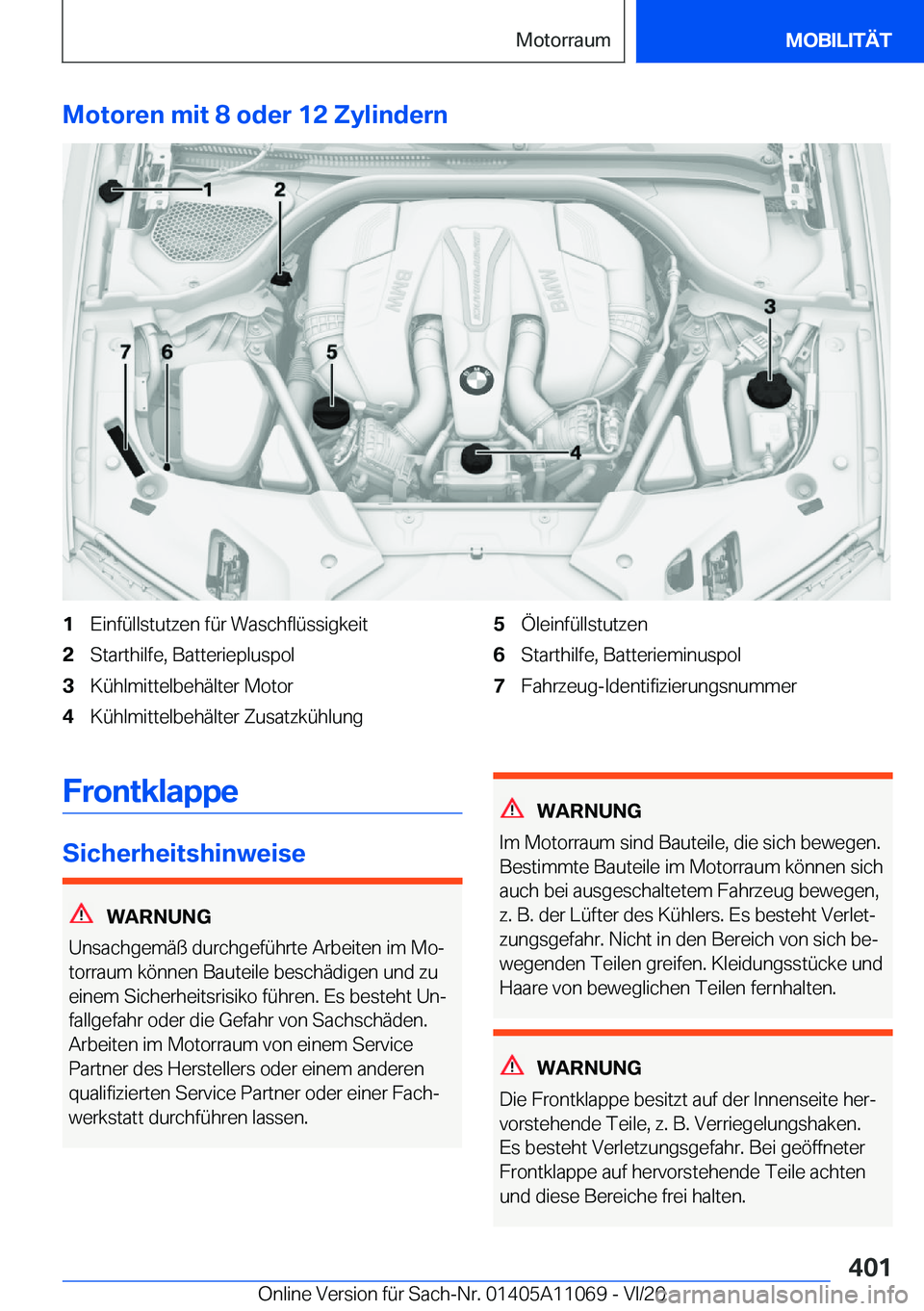 BMW 7 SERIES 2021  InstruktionsbØger (in Danish) �M�o�t�o�r�e�n��m�i�t��8��o�d�e�r��1�2��Z�y�l�i�n�d�e�r�n�1�E�i�n�f�